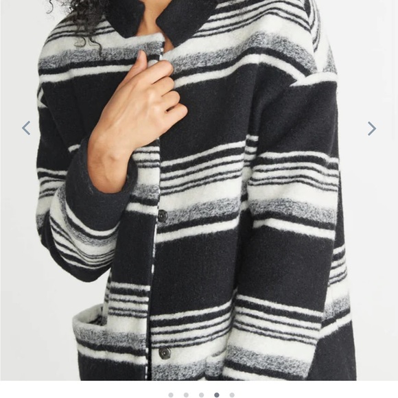 Marine Layer Wool Cocoon Coat - Picture 5 of 9